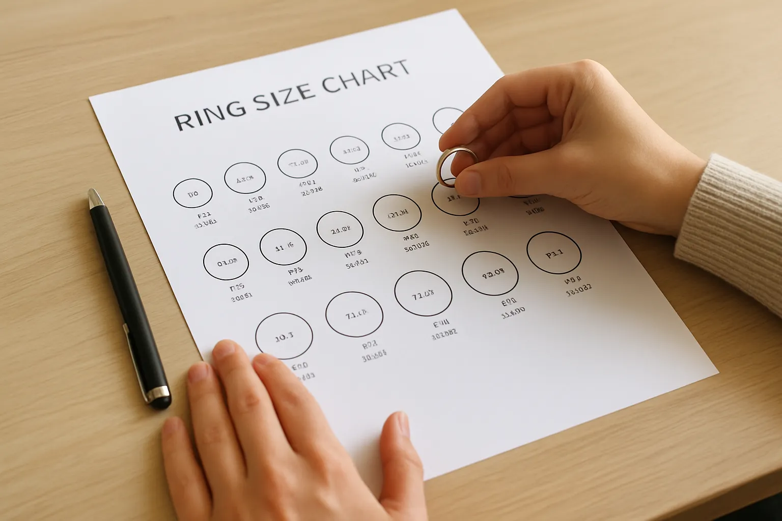 Understanding the Ring Size Chart: A Beginner's Guide hero image